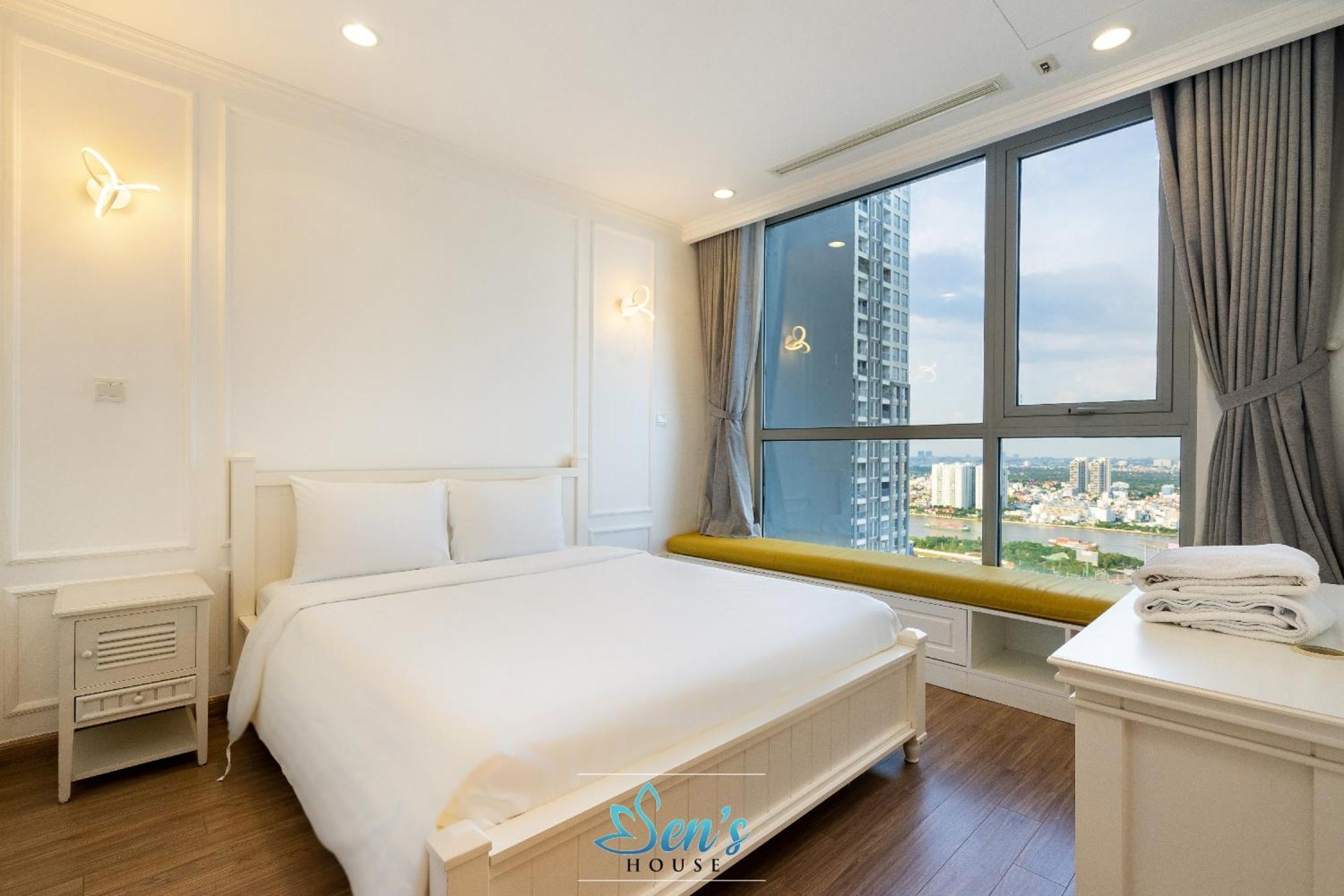 Free Airport Pick-Up - Luxury 3Br L3 High Floor With River View L3-30 Ho-Chi-Minh-Stadt Exterior foto